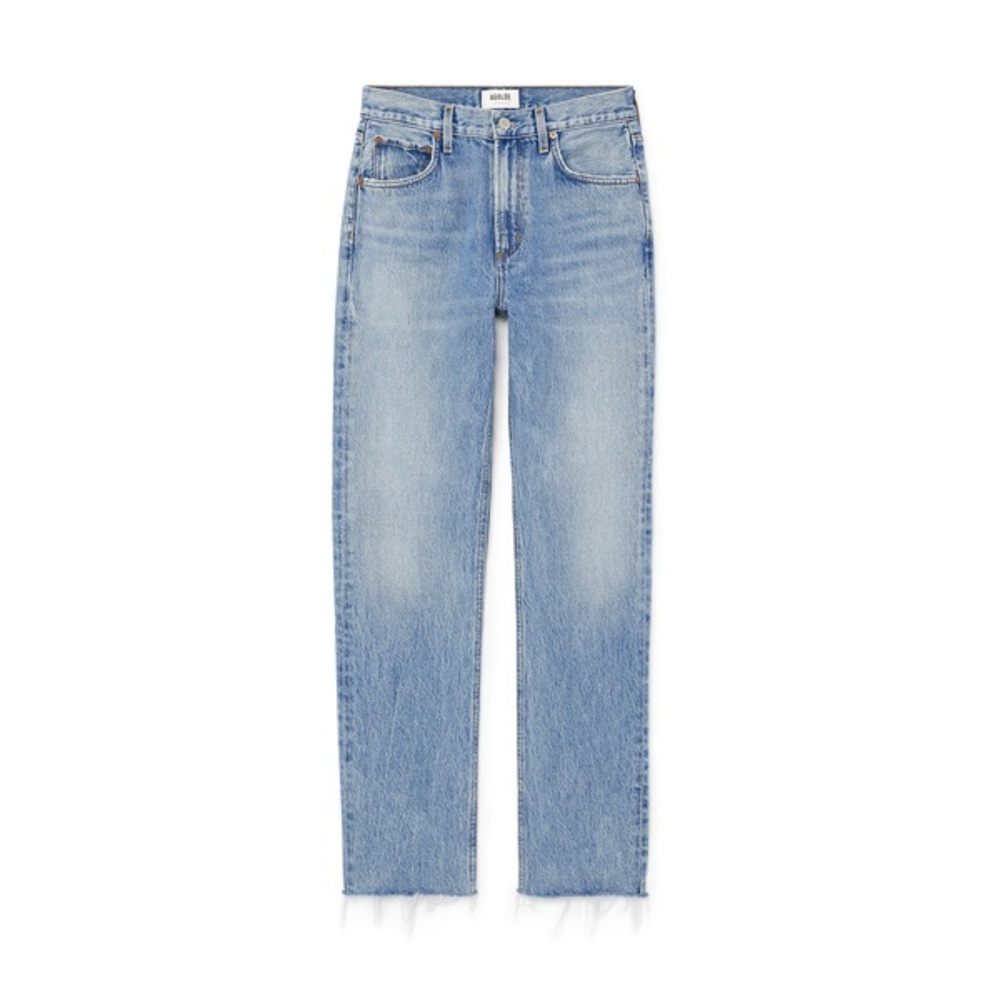 AGOLDE | Cherie High-Rise Straight Leg Denim